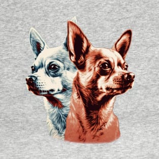 Chihuahua Duo Tone T-Shirt